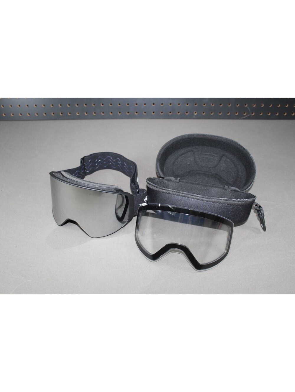 Snowalva Magnetic Ski Goggles with Clear Cover & Case